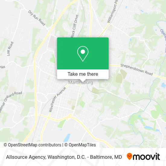 Allsource Agency map