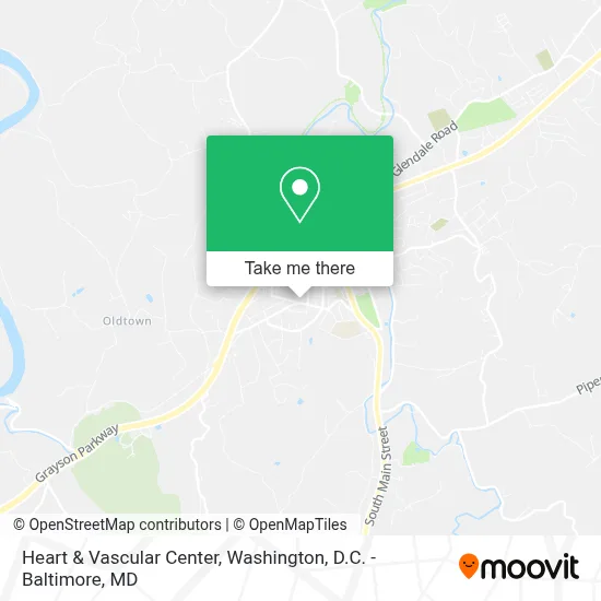 Heart & Vascular Center map