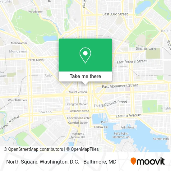 North Square map