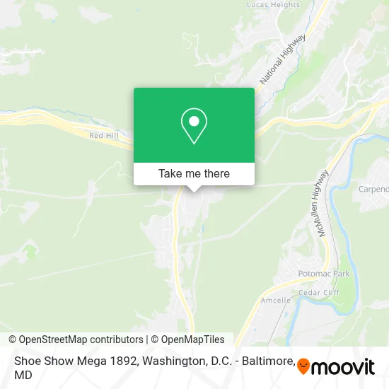 Shoe Show Mega 1892 map