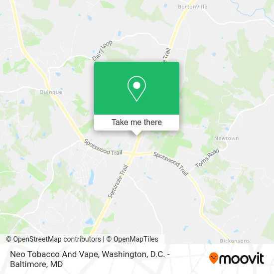 Neo Tobacco And Vape map