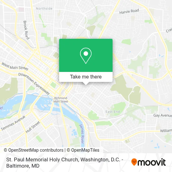 St. Paul Memorial Holy Church map
