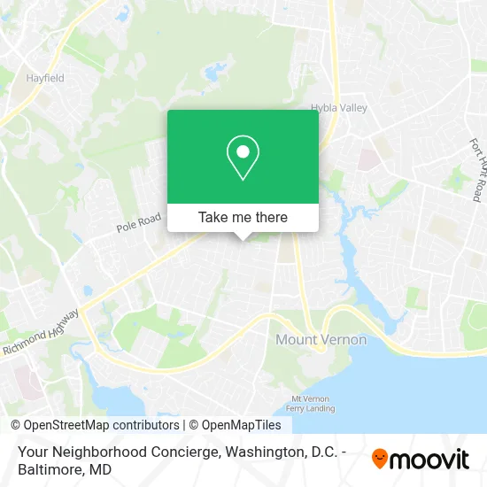 Your Neighborhood Concierge map