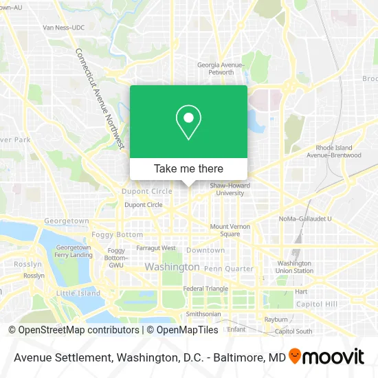 Avenue Settlement map