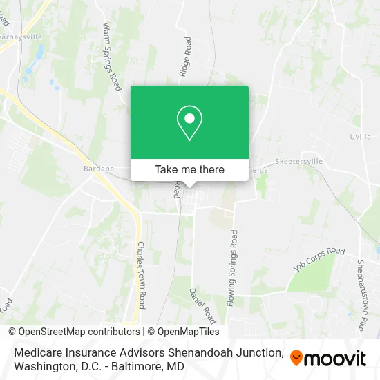 Medicare Insurance Advisors Shenandoah Junction map