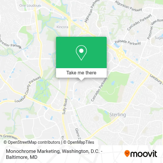 Monochrome Marketing map