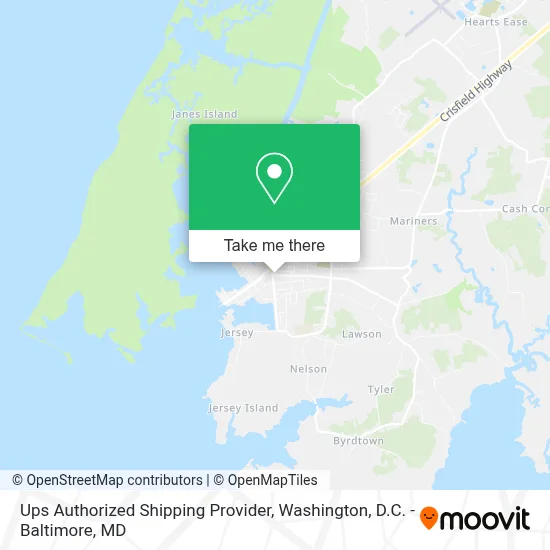 Ups Authorized Shipping Provider map
