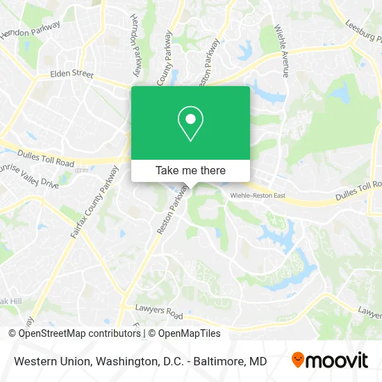Western Union map
