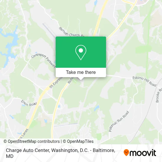 Charge Auto Center map