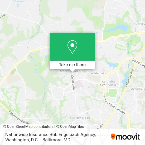 Nationwide Insurance Bob Engelbach Agency map