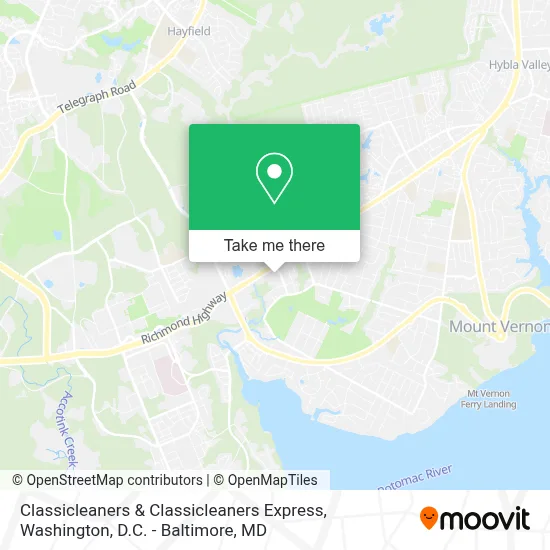 Classicleaners & Classicleaners Express map