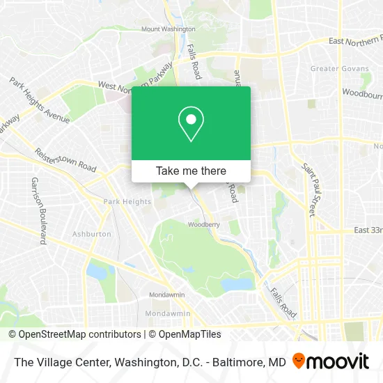 The Village Center map