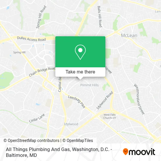 All Things Plumbing And Gas map