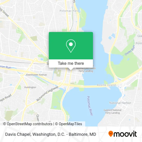 Davis Chapel map