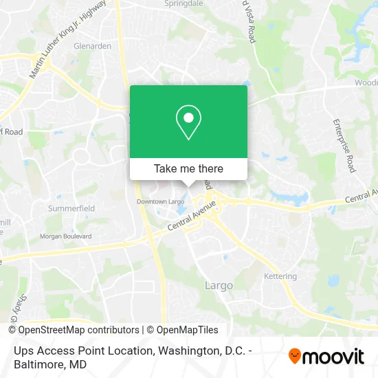 Ups Access Point Location map