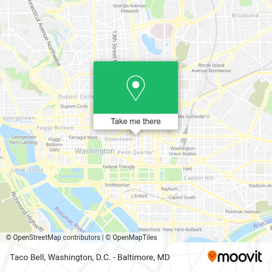 Taco Bell map