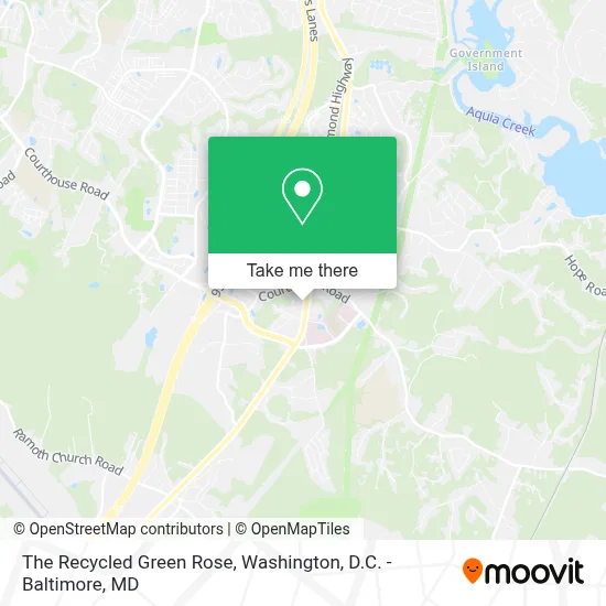 The Recycled Green Rose map