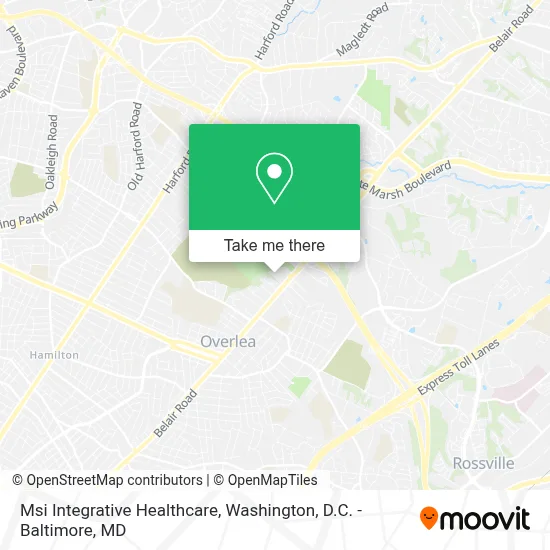 Msi Integrative Healthcare map