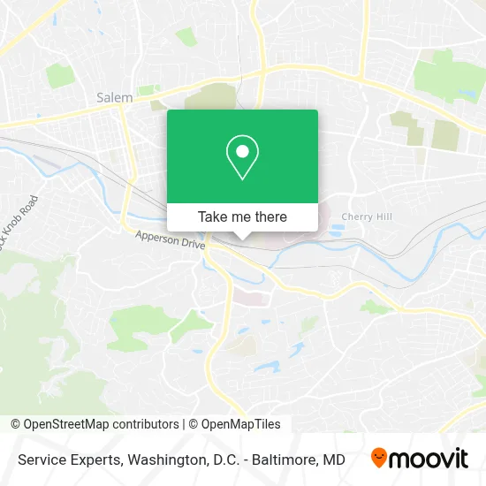 Service Experts map