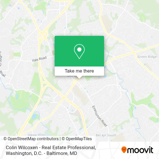 Colin Wilcoxen - Real Estate Professional map