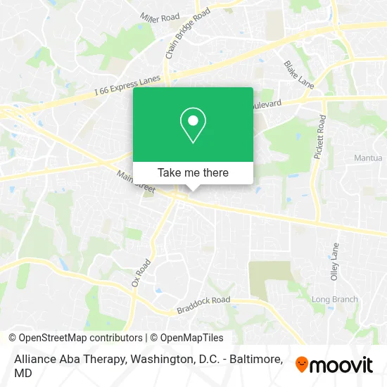 Alliance Aba Therapy map