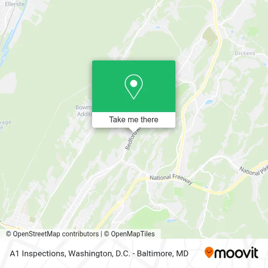 A1 Inspections map
