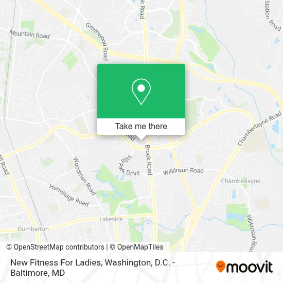 New Fitness For Ladies map