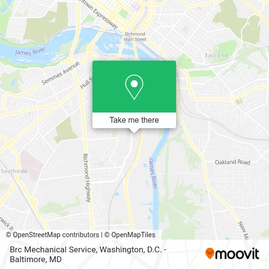 Brc Mechanical Service map