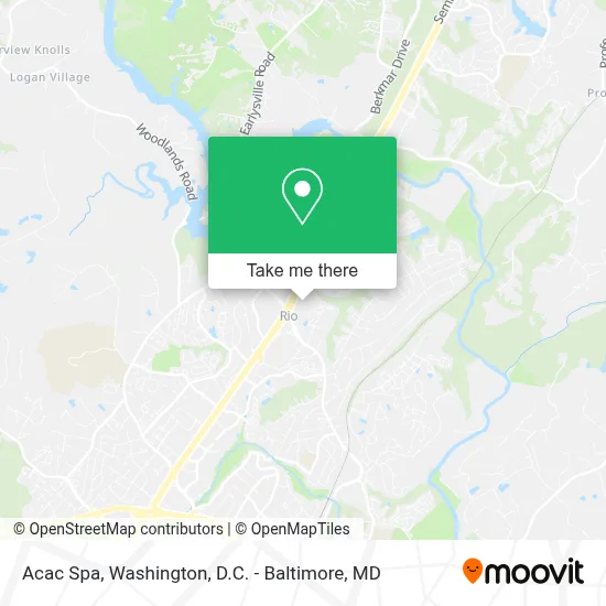 Acac Spa map