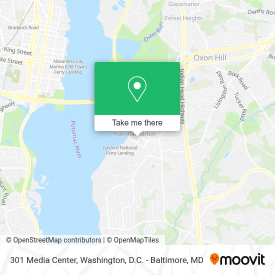 301 Media Center map