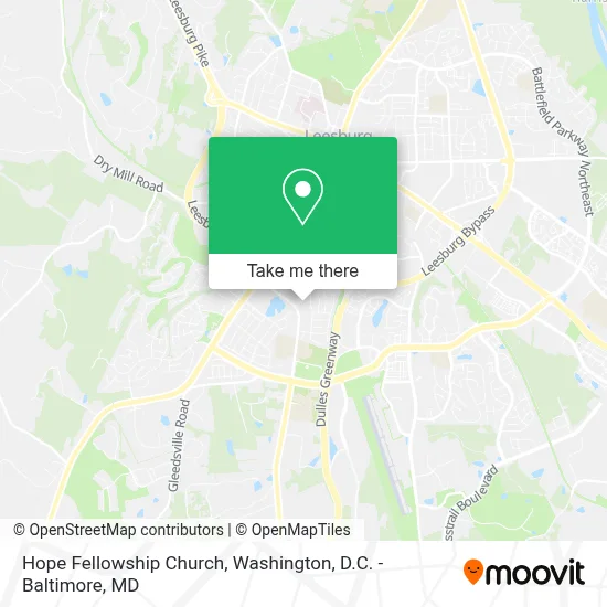 Hope Fellowship Church map