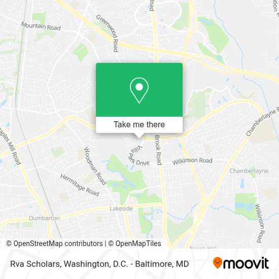 Rva Scholars map