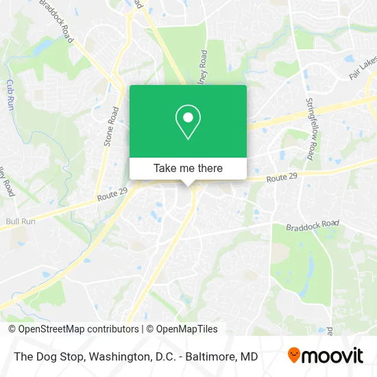 The Dog Stop map