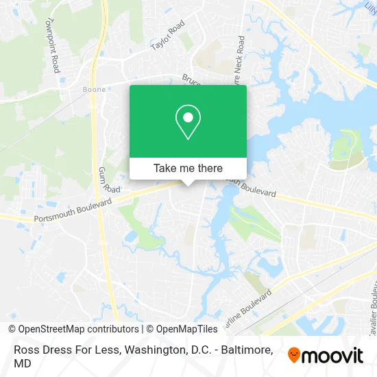 Ross Dress For Less map