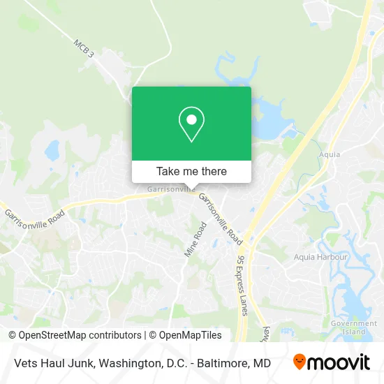Vets Haul Junk map