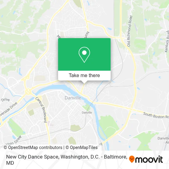 New City Dance Space map