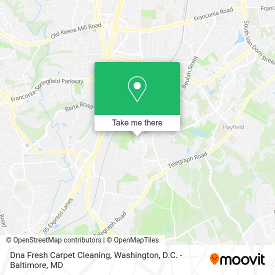 Dna Fresh Carpet Cleaning map