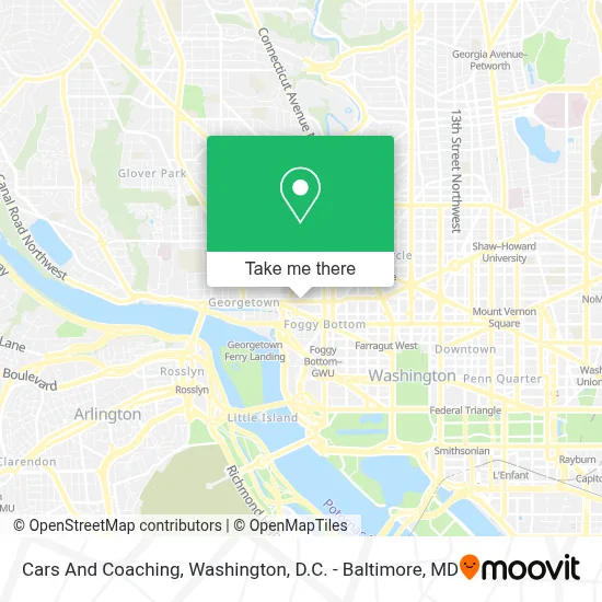 Cars And Coaching map