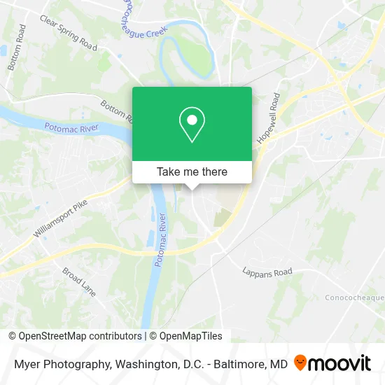 Myer Photography map