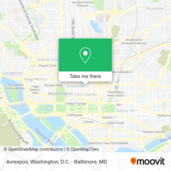 Avrexpos map