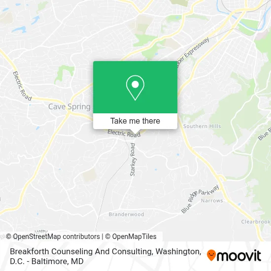 Breakforth Counseling And Consulting map