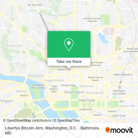 Libertyx Bitcoin Atm map