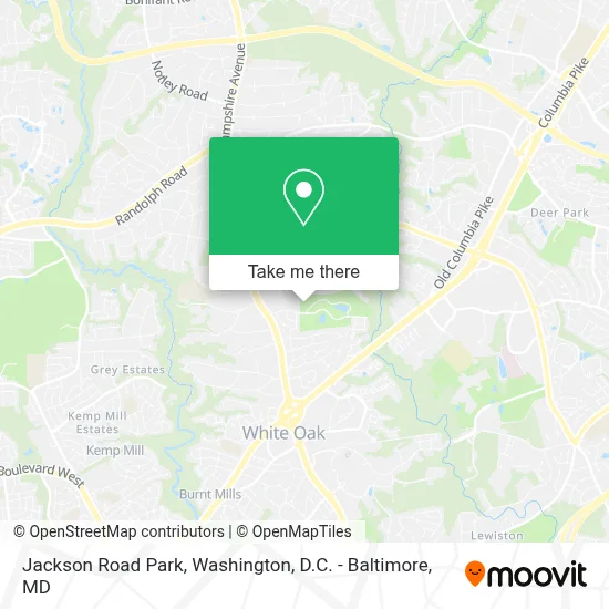 Jackson Road Park map