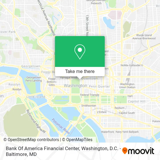 Bank Of America Financial Center map