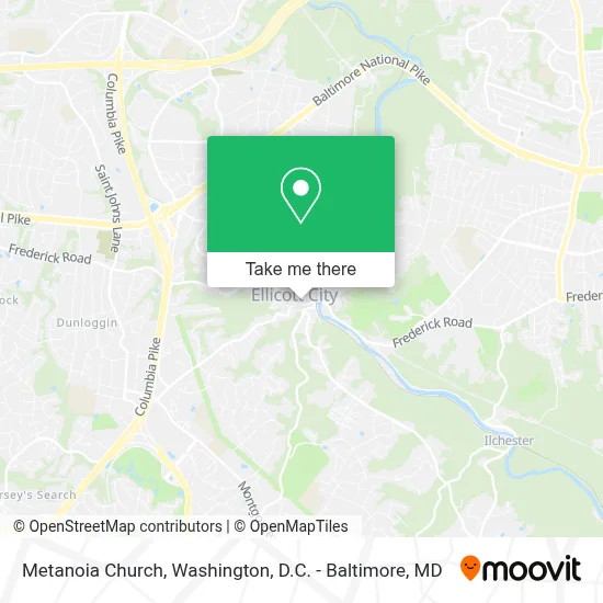 Metanoia Church map