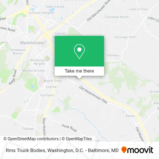 Rms Truck Bodies map