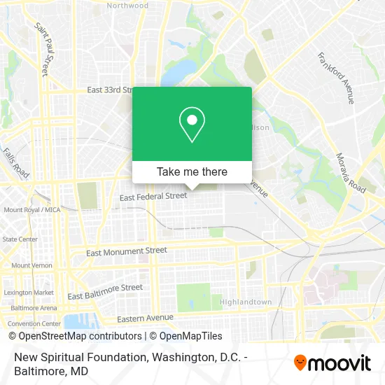 New Spiritual Foundation map