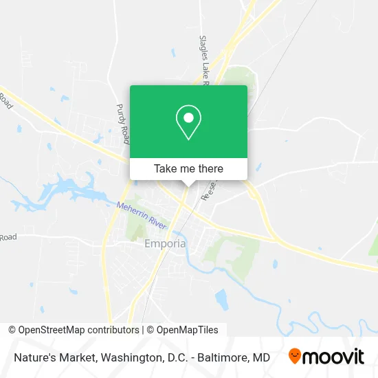 Nature's Market map