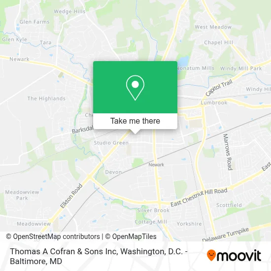 Thomas A Cofran & Sons Inc map