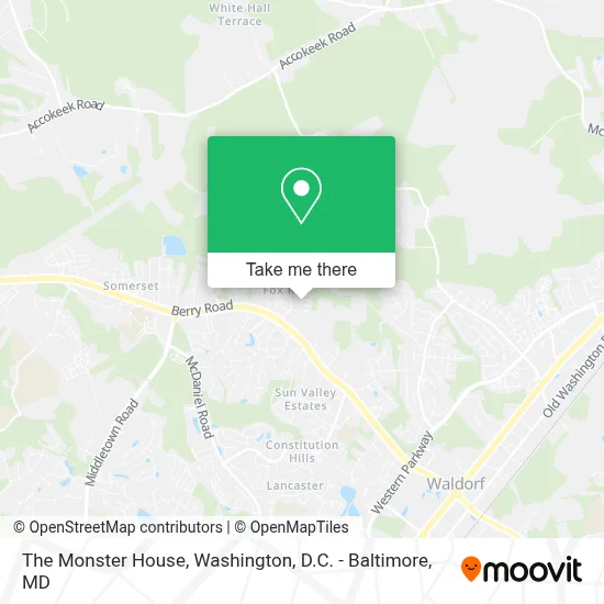 The Monster House map